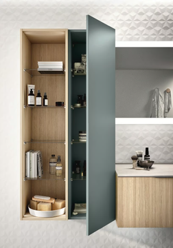 ELITE 05 - Wall-mounted vanity unit with drawers by Gruppo Geromin - view 3